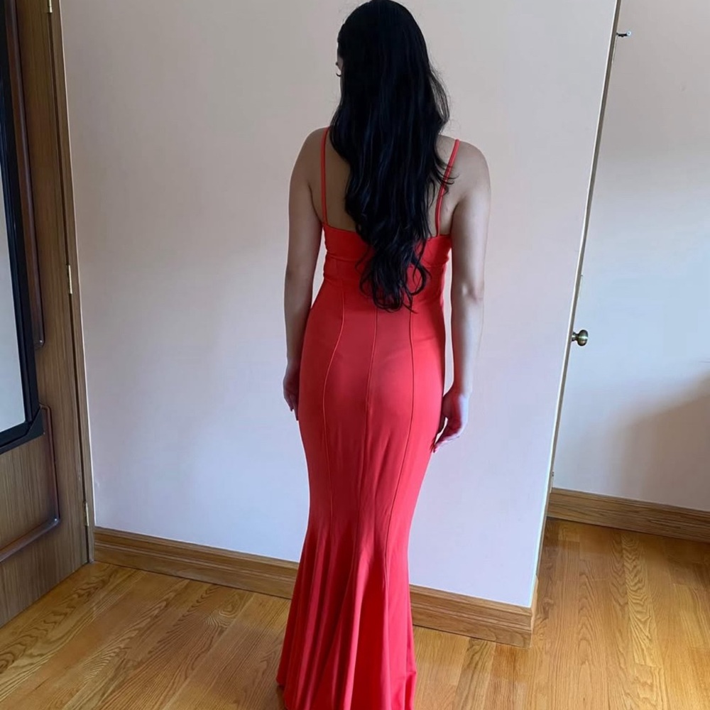 Zac Posen Vibrant Red Maxi Dress